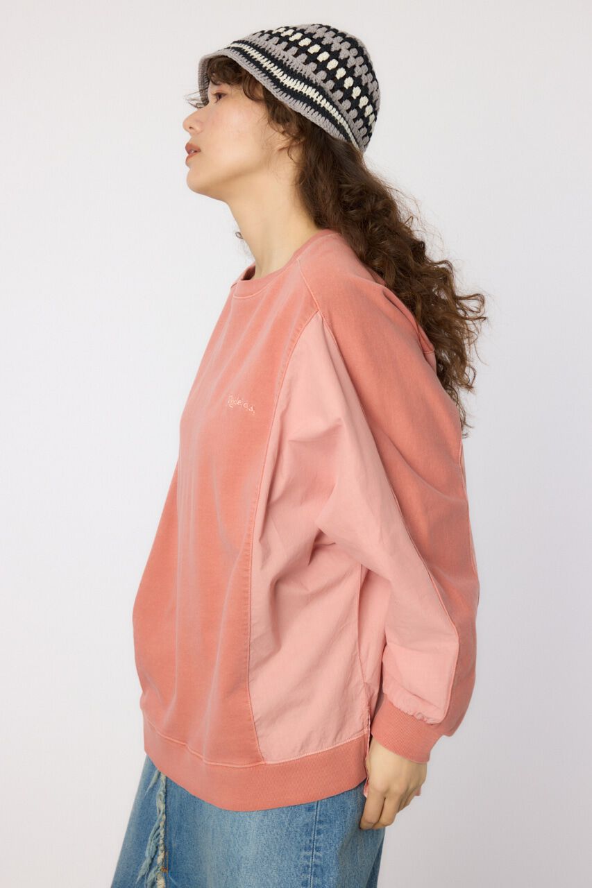 RODEO CROWNS「ピグメントバック切替トップス」|Tシャツ・カットソー|