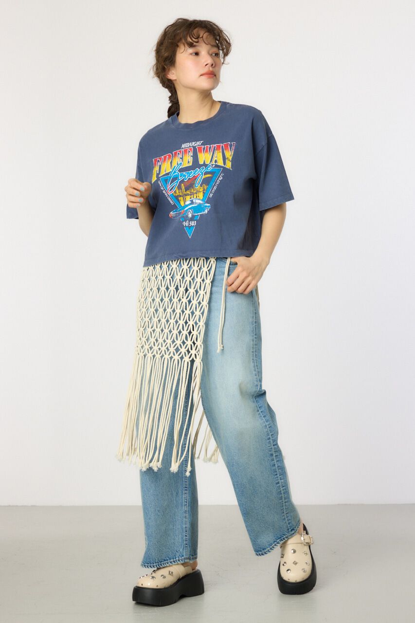 RODEO CROWNS「マクラメフリンジベルト」|ベルト|