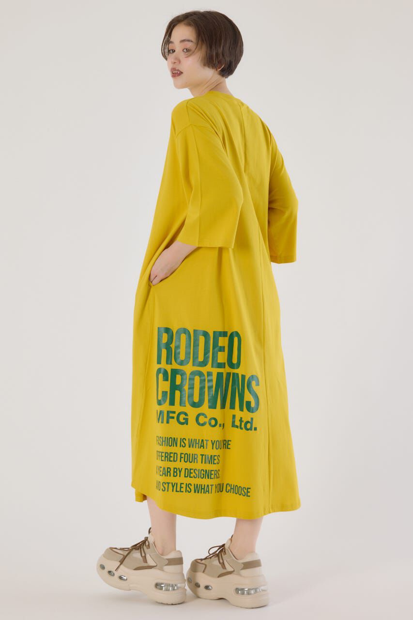 RODEO CROWNS「7分丈袖マキシワンピース」|ワンピース|YEL