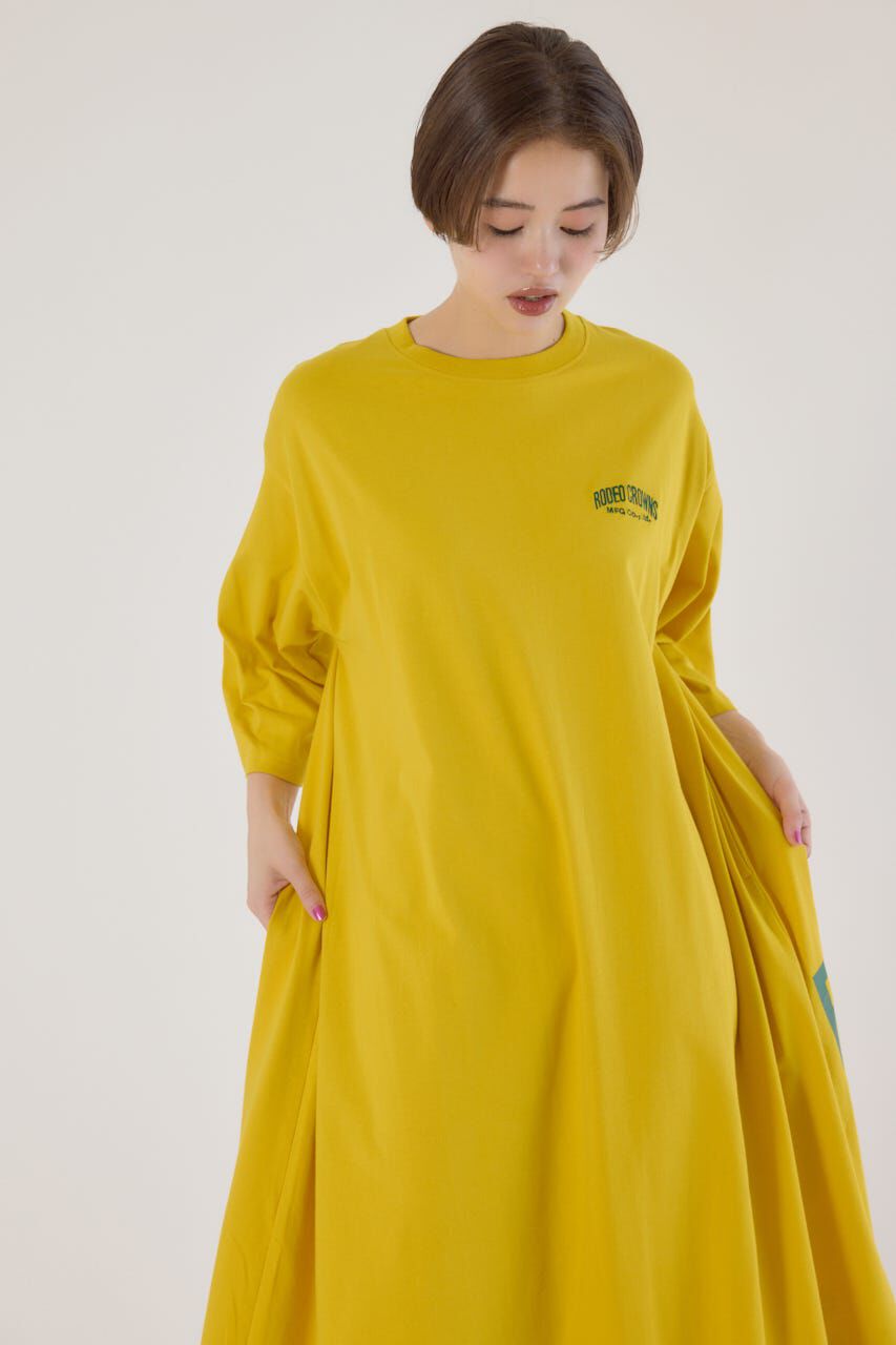 RODEO CROWNS「7分丈袖マキシワンピース」|ワンピース|