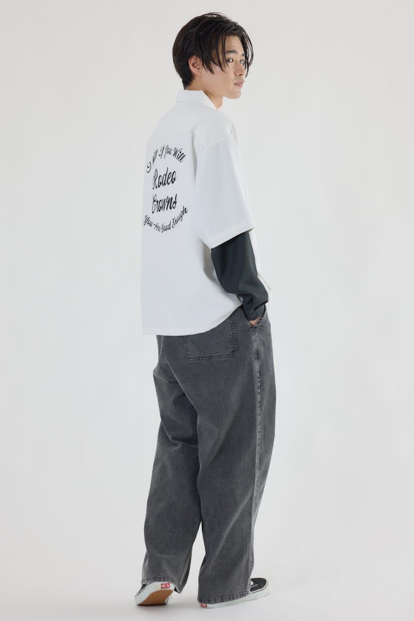RODEO CROWNS「バックロゴレイヤードシャツ」|シャツ・ブラウス|
