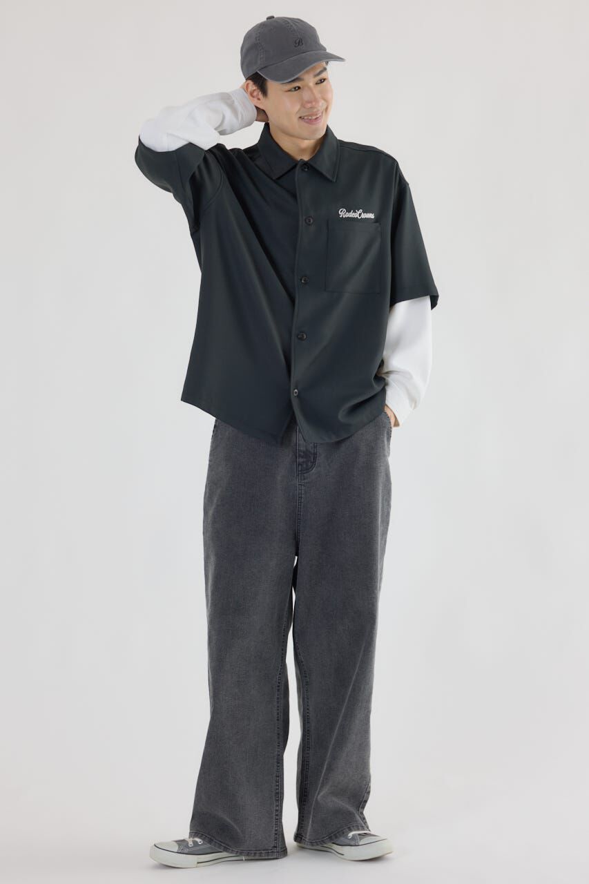 RODEO CROWNS「バックロゴレイヤードシャツ」|シャツ・ブラウス|