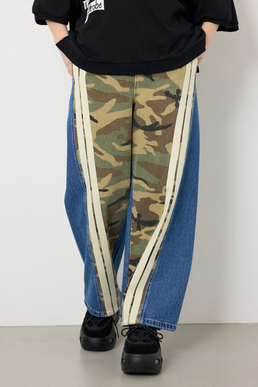 RODEO CROWNS「アソートパターン切り替えラインデニム」|その他|迷彩