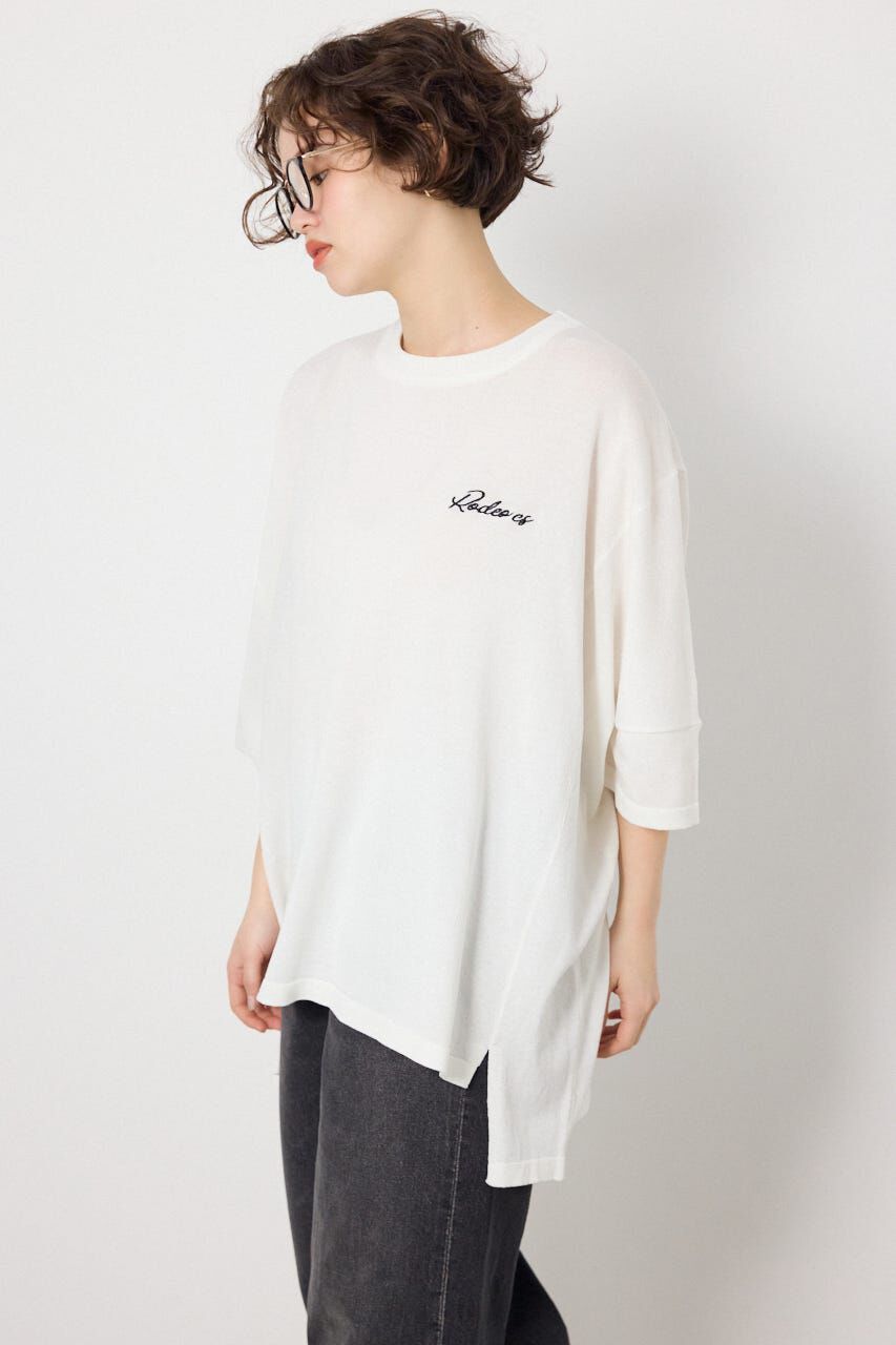 RODEO CROWNS「ドッキングドルマンビッグニットトップス」|ニット・セーター|