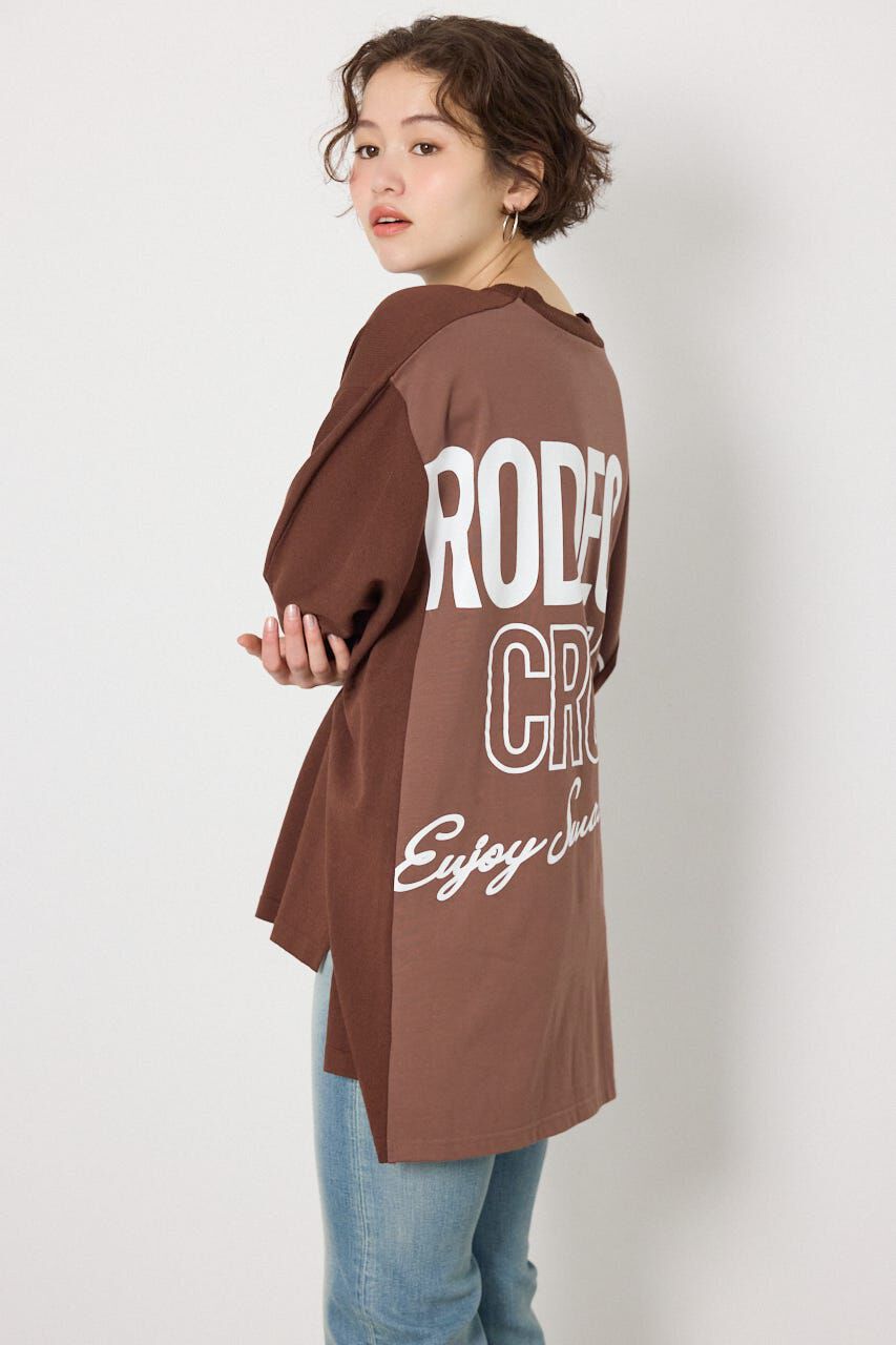 RODEO CROWNS「ドッキングドルマンビッグニットトップス」|ニット・セーター|