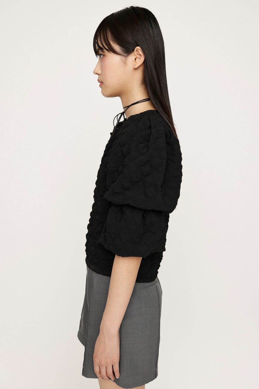 SLY「PUFF SLEEVE CUT トップス」|Tシャツ・カットソー|