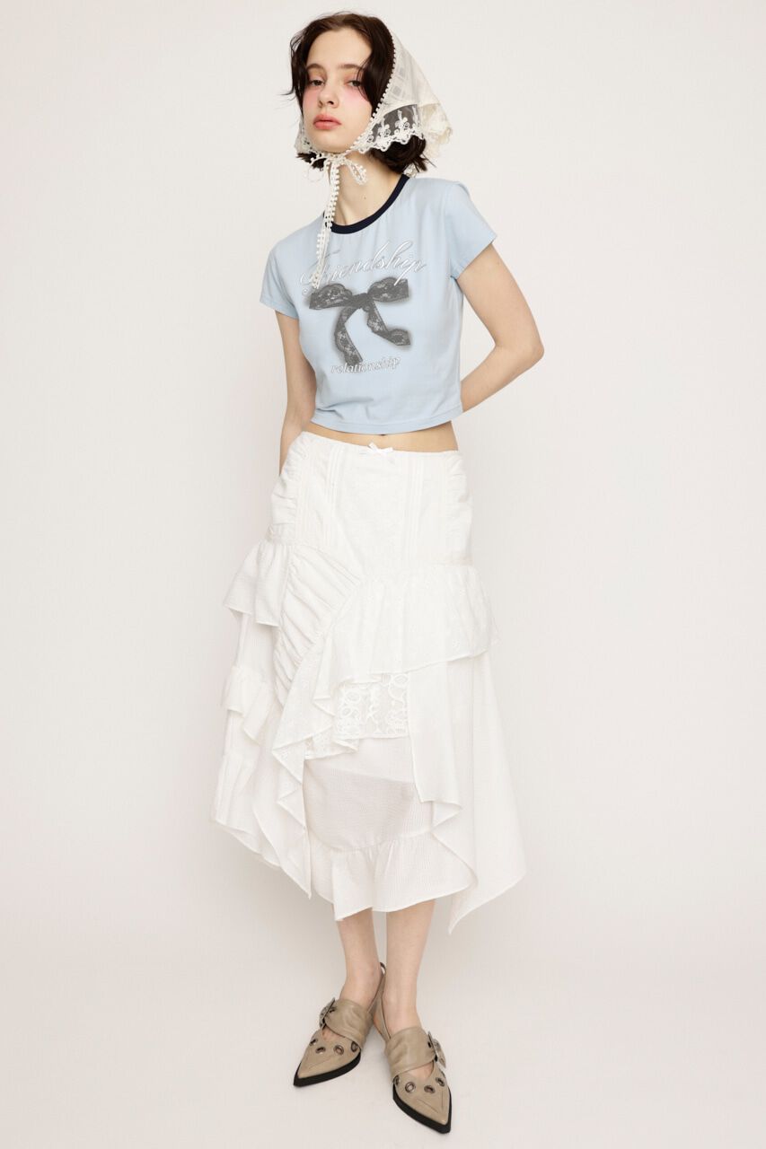 SLY「RIBBON COMPACT Tシャツ」|Tシャツ・カットソー|