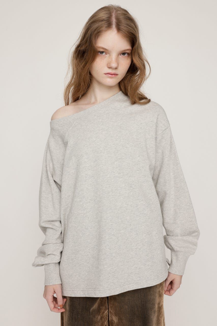 SLY「ASYMMETRY SW トップス」|パーカー|T.GRY