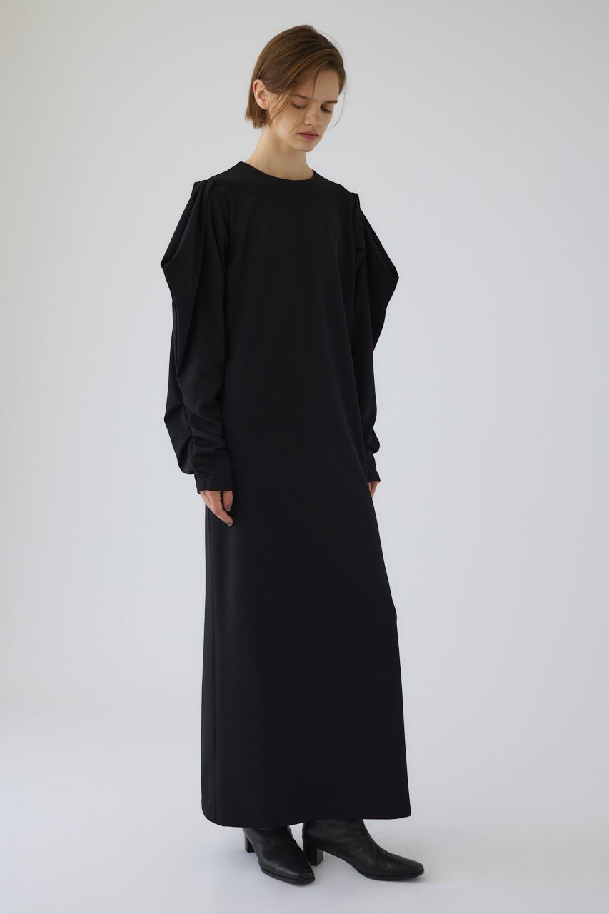 RIM.ARK 「Drape sleeve cut dress」|ワンピース|
