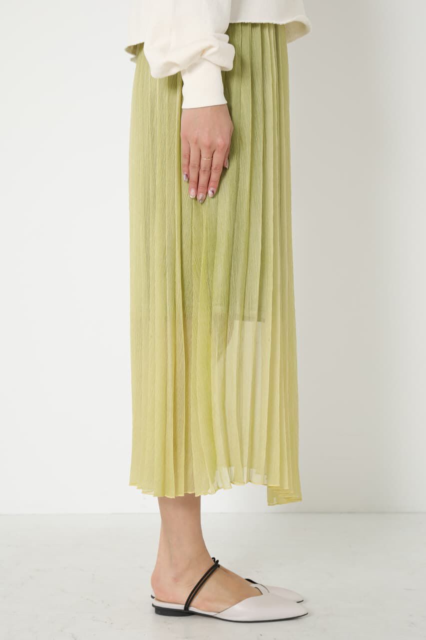 SHEL'TTER SELECT「Color Tulle Pleats Skirt」|スカート|