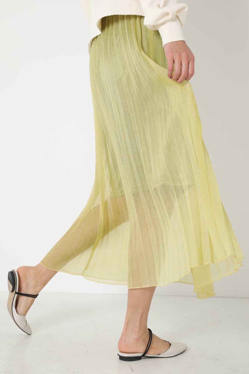 SHEL'TTER SELECT「Color Tulle Pleats Skirt」|スカート|
