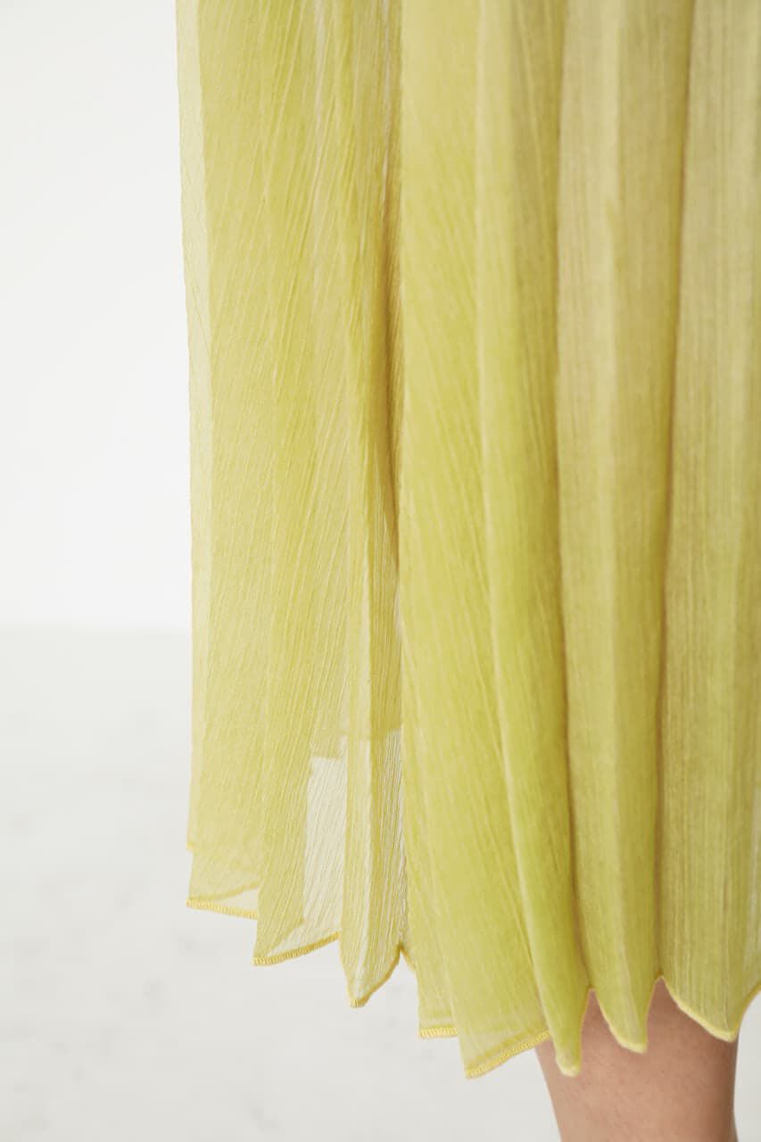 SHEL'TTER SELECT「Color Tulle Pleats Skirt」|スカート|