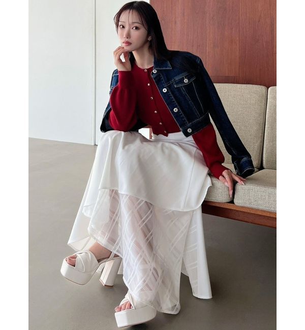 RESEXXY「デニムショートジャケット【セットアップ着用可能】」|デニムジャケット|