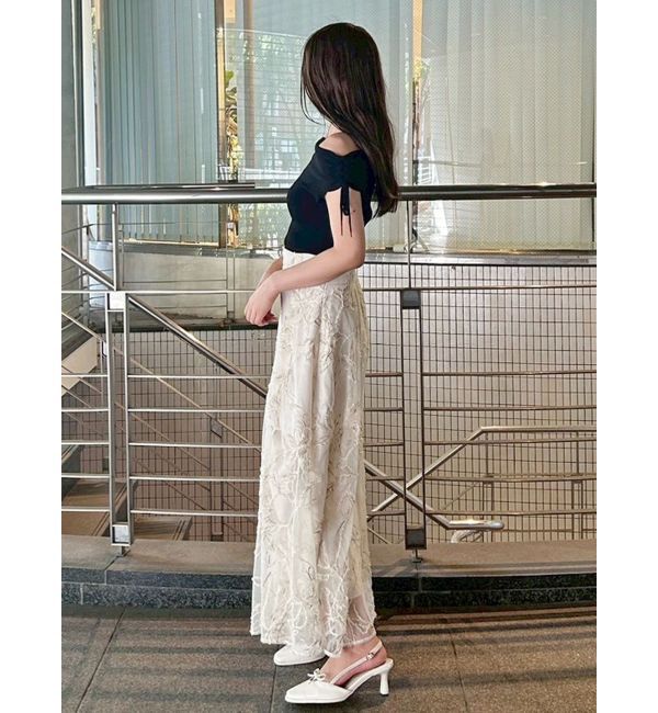 MERCURYDUO「エンブロイダリースカート」|スカート|