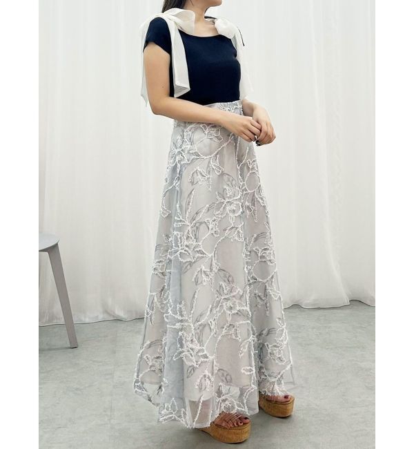 MERCURYDUO「エンブロイダリースカート」|スカート|