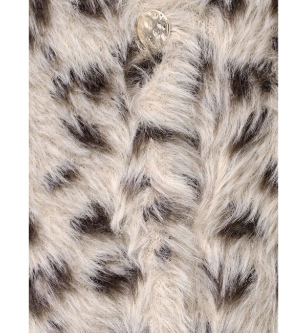 MERCURYDUO「ファーライクシャギーミドルカーディガン」|カーディガン|