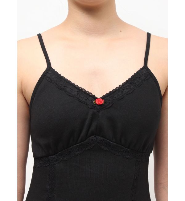 jouetie「レースドッキングスウェットキャミワンピース」|ワンピース|