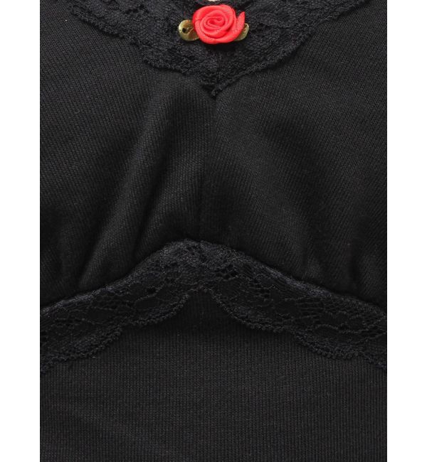 jouetie「レースドッキングスウェットキャミワンピース」|ワンピース|