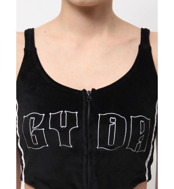 GYDA「GYDAベロアラインビスチェ」|キャミソール|