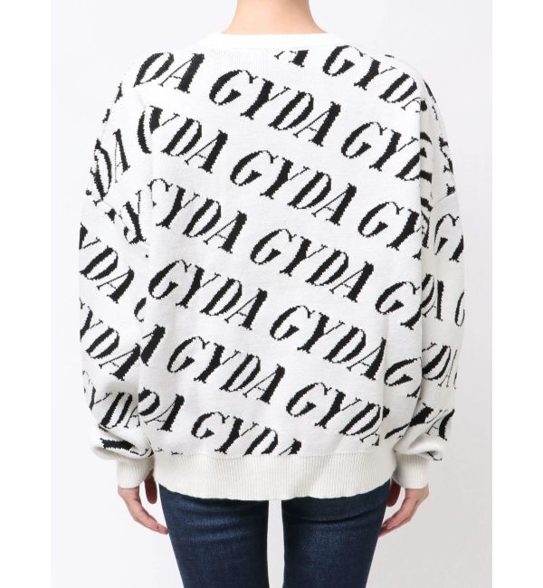 GYDA「GYDA SLANT PATTERNニットトップス」|ニット・セーター|