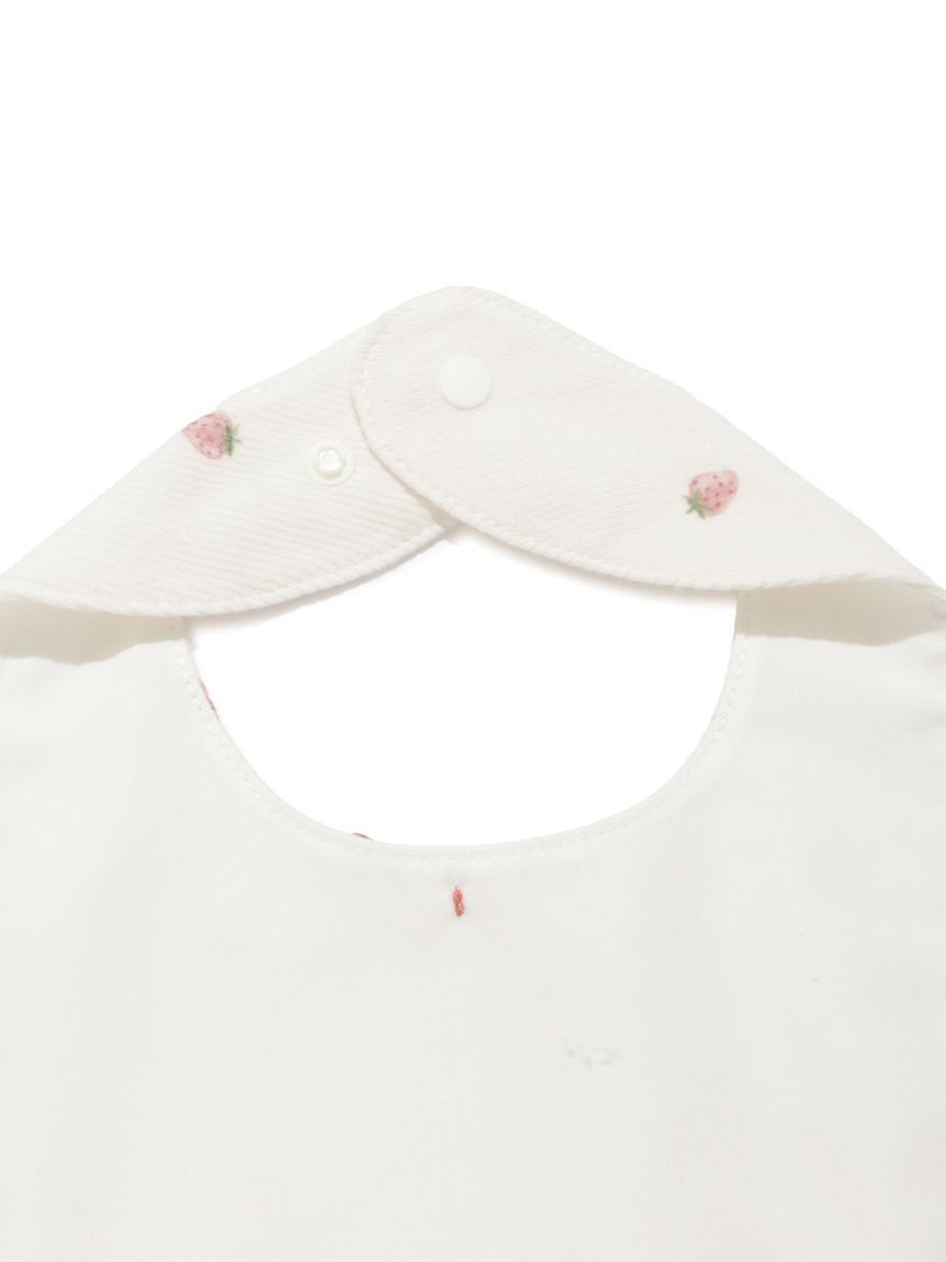 GELATO PIQUE KIDS & BABY「【BABY】ストロベリー柄チュールお食事エプロン」|スタイ|