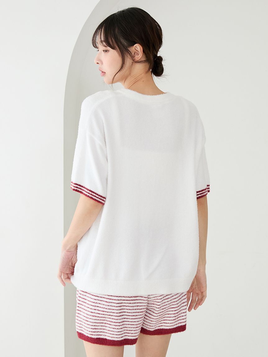 gelato pique「スムーズィーロゴジャガードプルオーバー&ショートパンツセット」|ルームウェア|