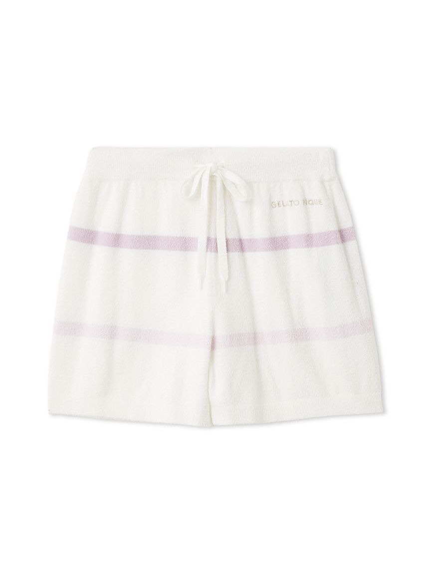 gelato pique「ウォッシャブルスムーズィーボーダーショートパンツ」|ルームウェア|