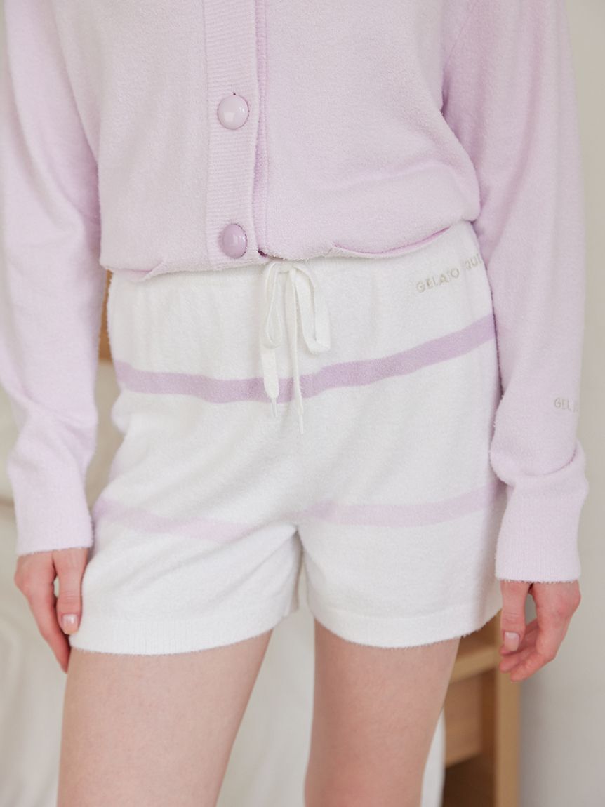 gelato pique「ウォッシャブルスムーズィーボーダーショートパンツ」|ルームウェア|
