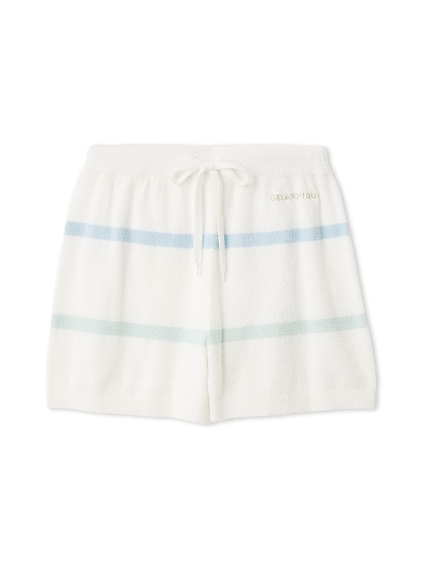 gelato pique「ウォッシャブルスムーズィーボーダーショートパンツ」|ルームウェア|BLU