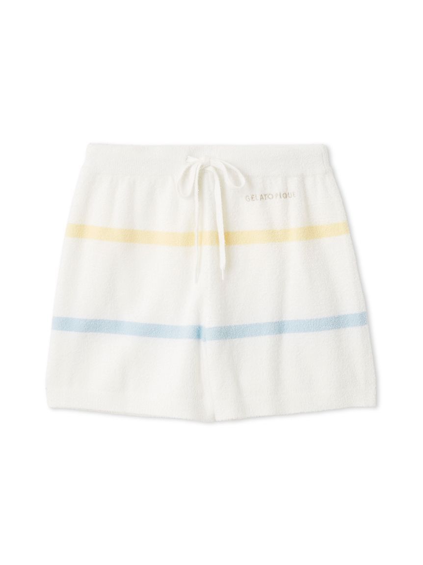 gelato pique「ウォッシャブルスムーズィーボーダーショートパンツ」|ルームウェア|MIX
