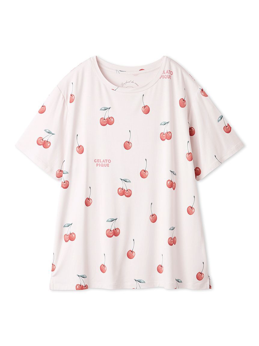 gelato pique「【接触冷感】フルーツ3柄Tシャツ」|ルームウェア|