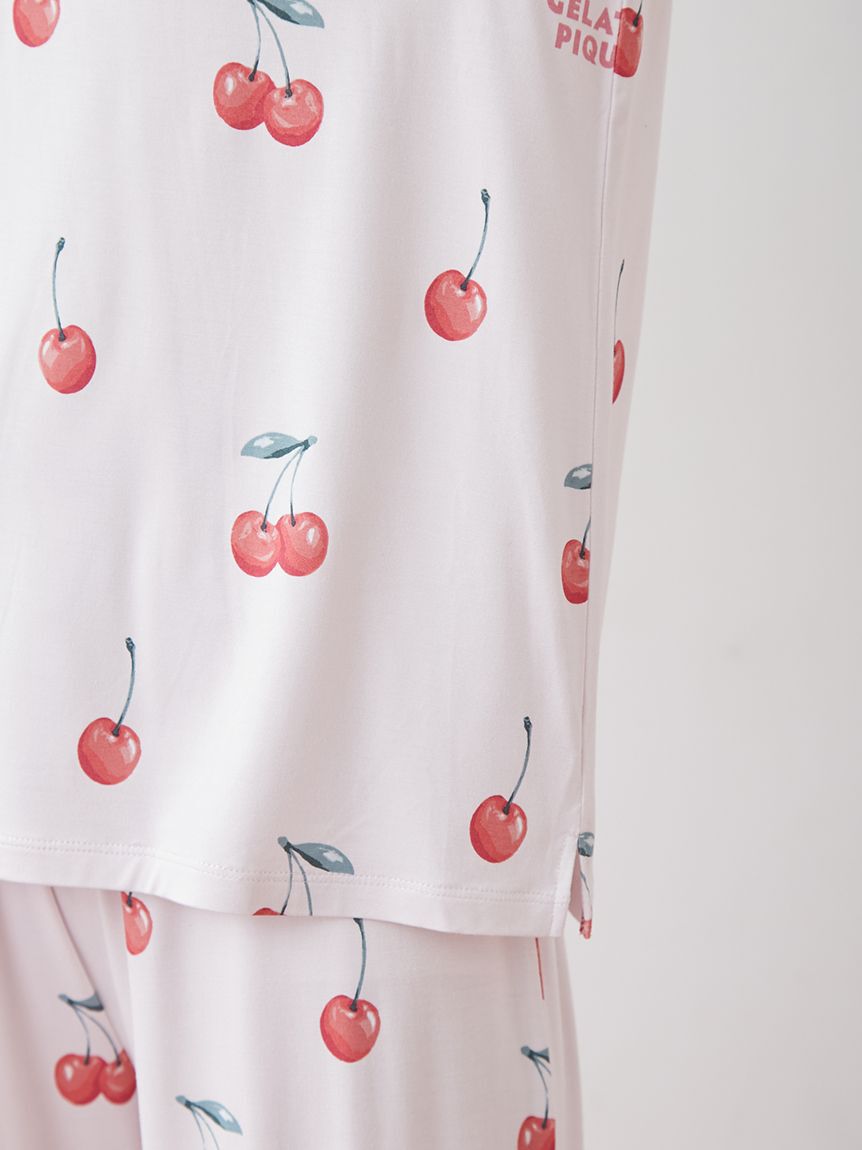 gelato pique「【接触冷感】フルーツ3柄Tシャツ」|ルームウェア|