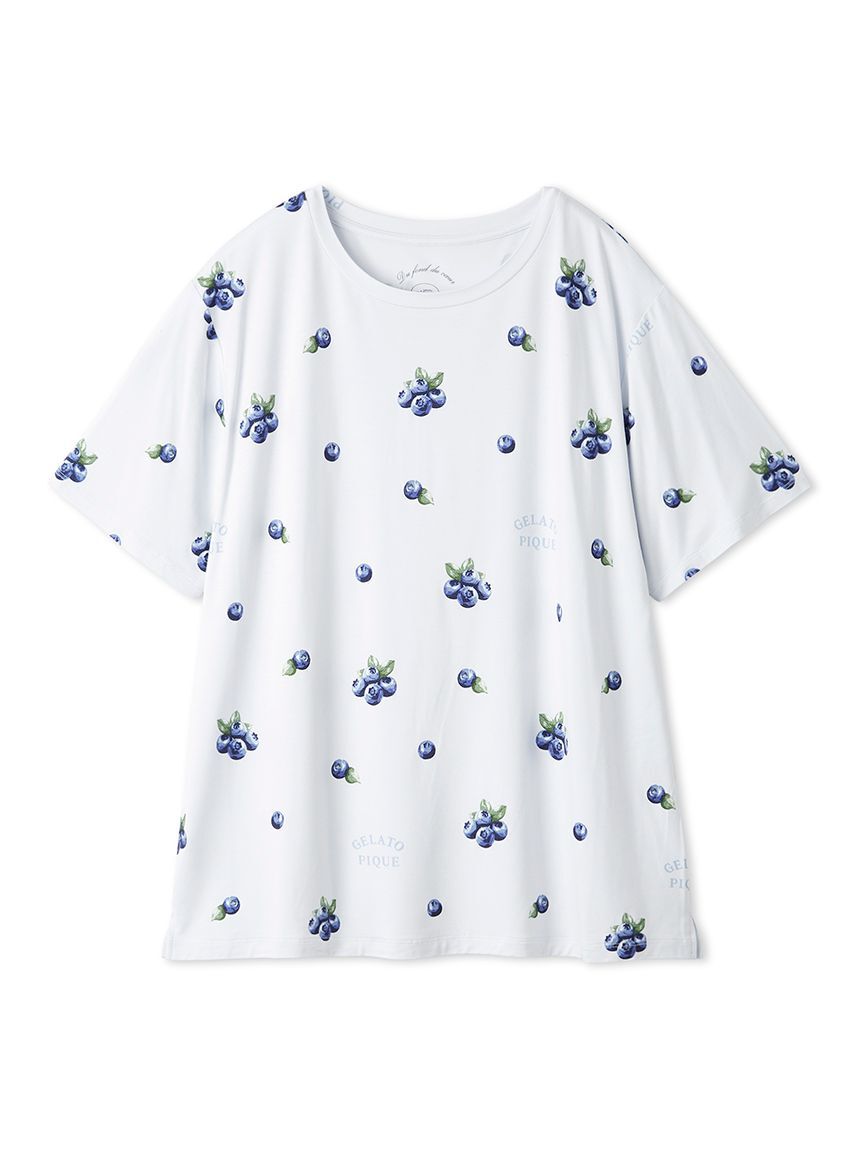 gelato pique「【接触冷感】フルーツ3柄Tシャツ」|ルームウェア|BLU