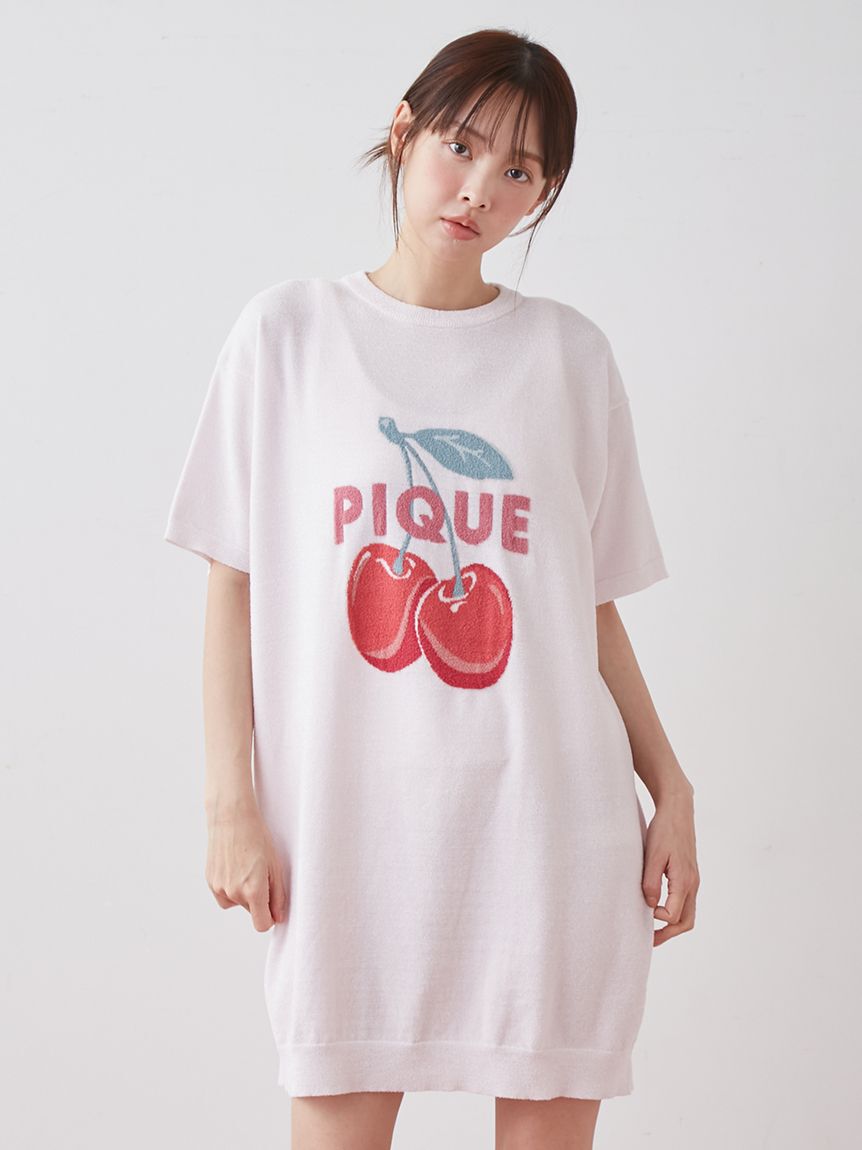 gelato pique「スムーズィーフルーツジャガードワンピース」|ルームウェア|