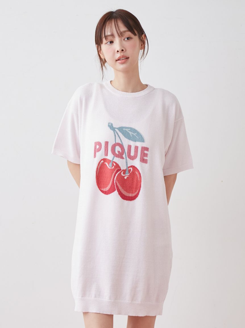 gelato pique「スムーズィーフルーツジャガードワンピース」|ルームウェア|