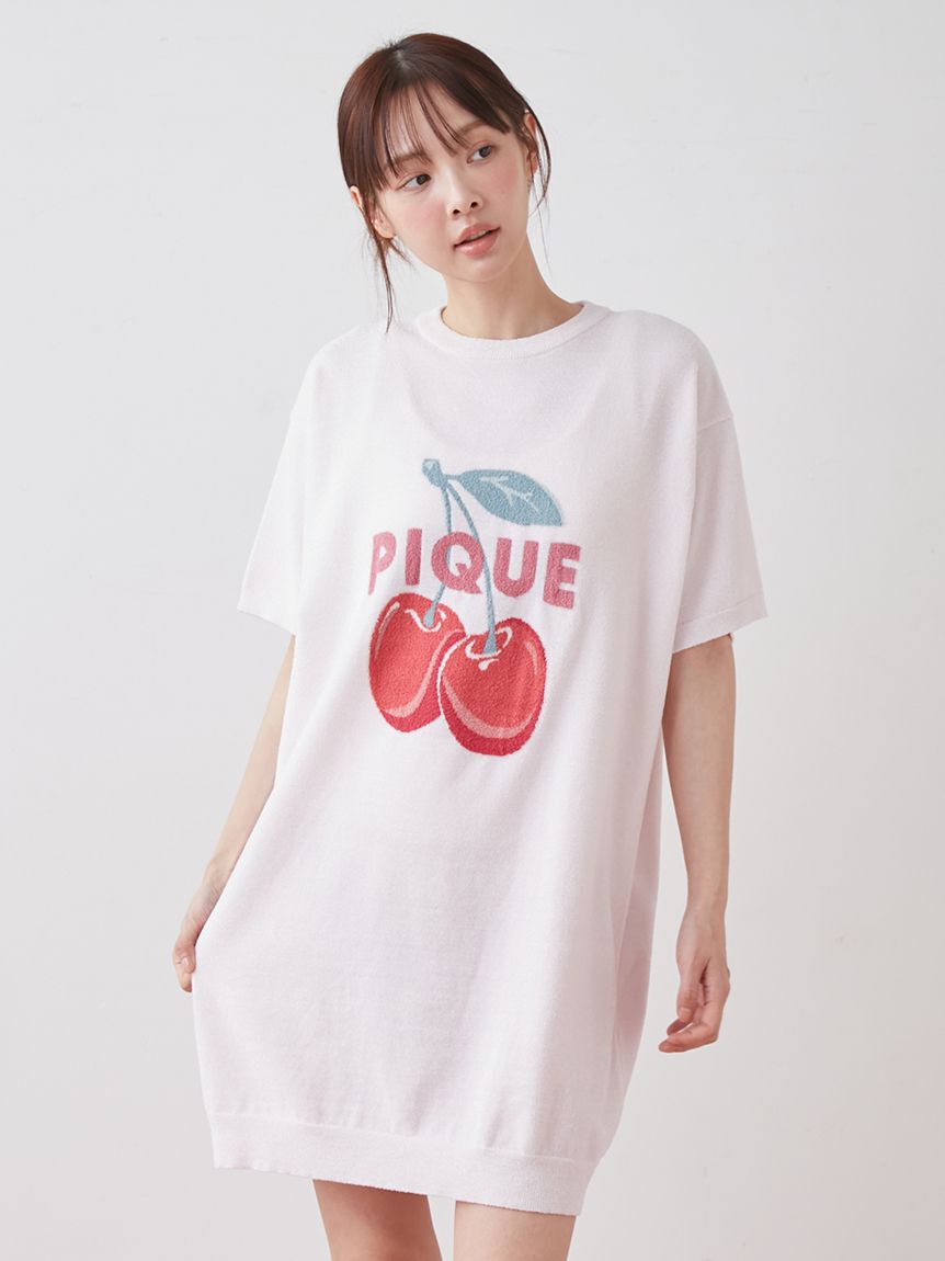 gelato pique「スムーズィーフルーツジャガードワンピース」|ルームウェア|PNK
