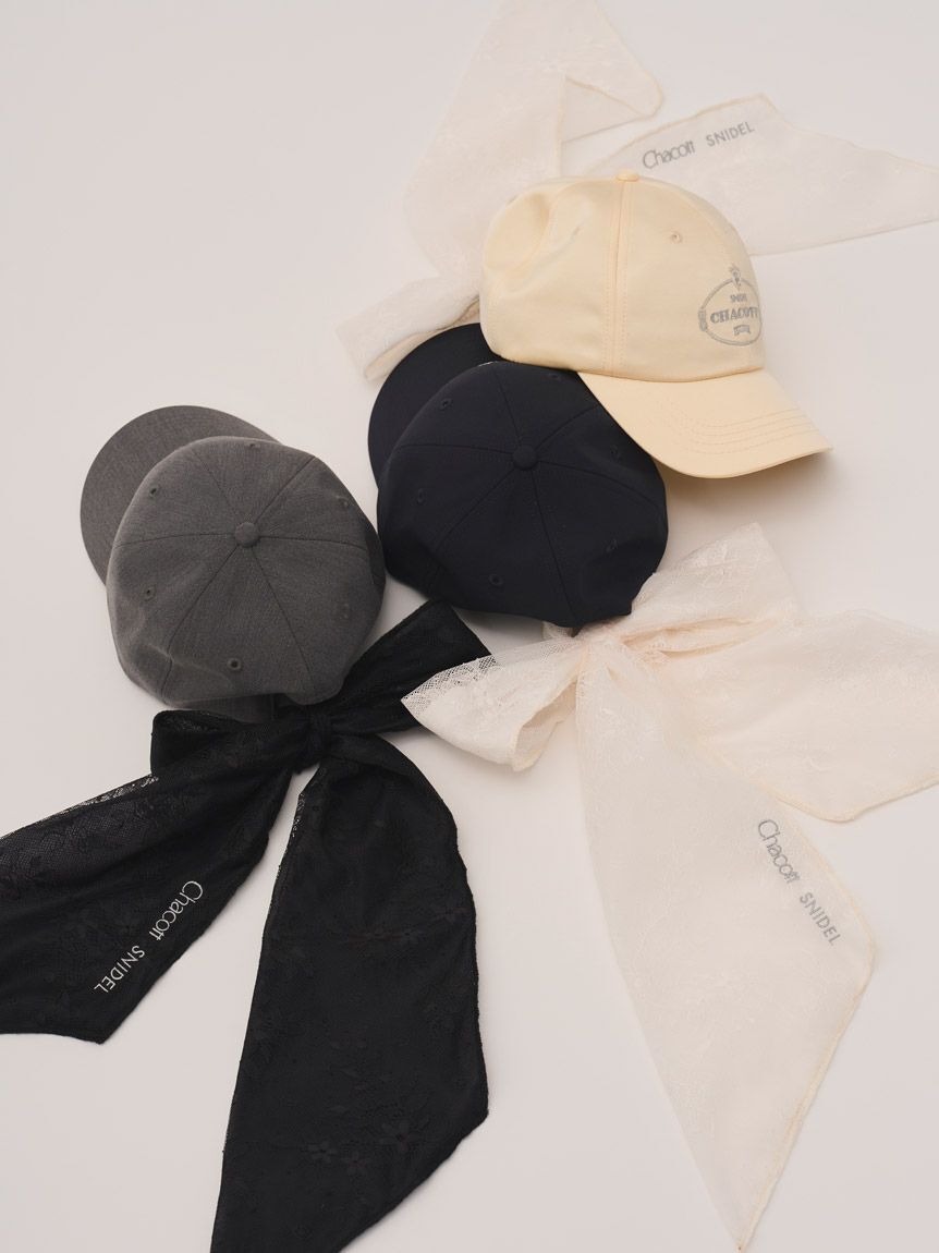 SNIDEL「【Chacott】コラボリボンキャップ」|キャップ・キャスケット|