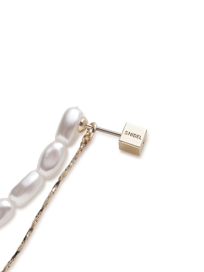 SNIDEL「パールバリエピアス」|ピアス|
