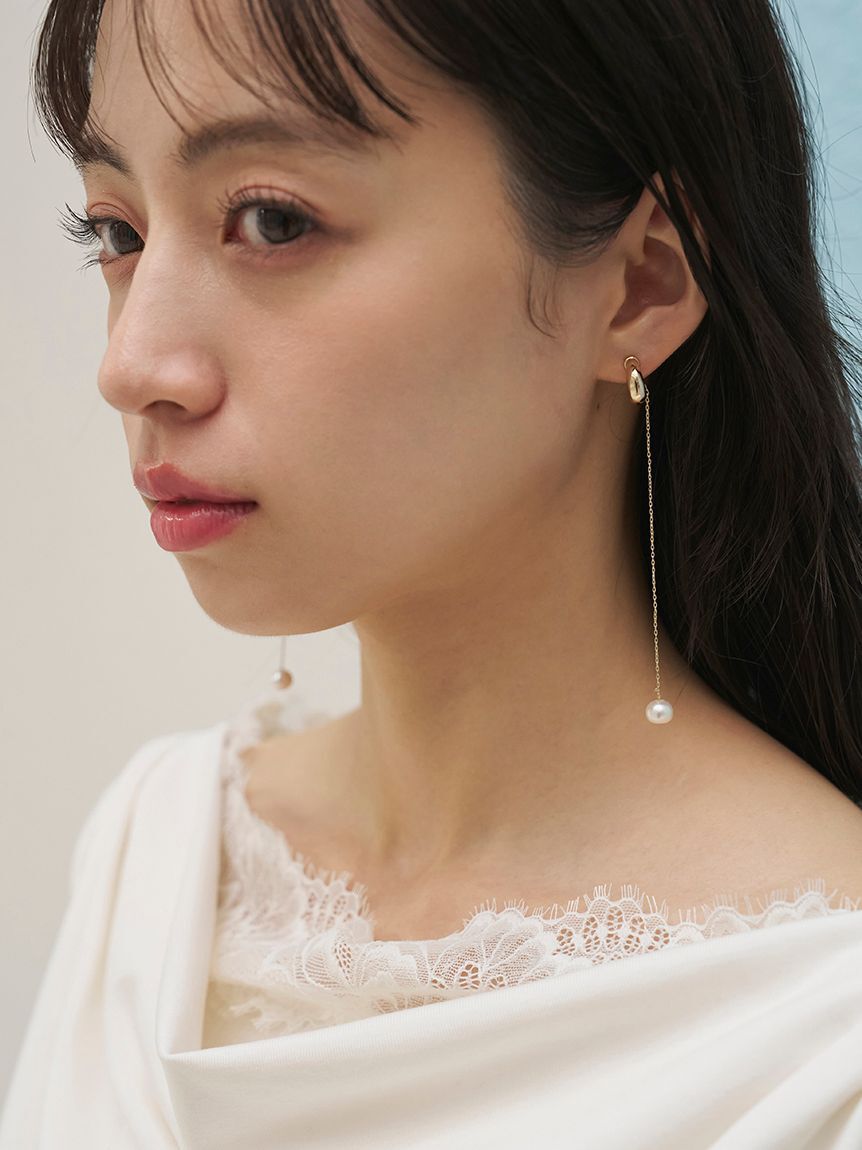 SNIDEL「パールバリエピアス」|ピアス|