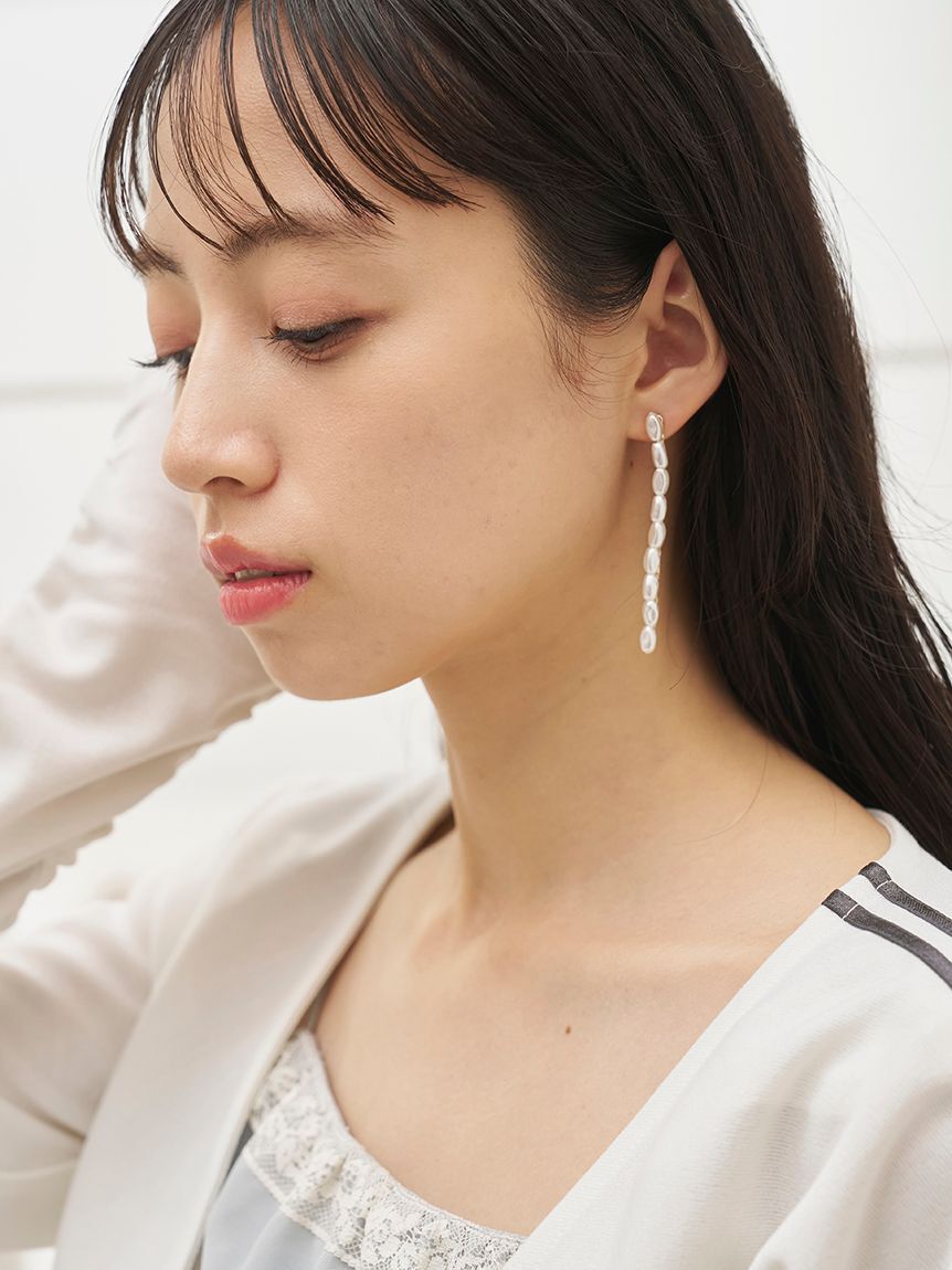 SNIDEL「パールバリエピアス」|ピアス|