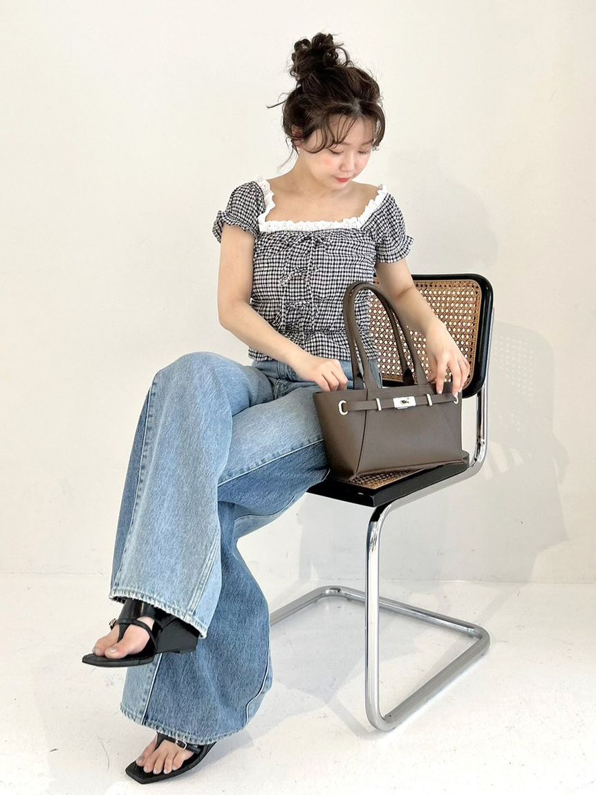 FRAY I.D「【00サイズあり】バレルフォルムデニムパンツ」|デニム|