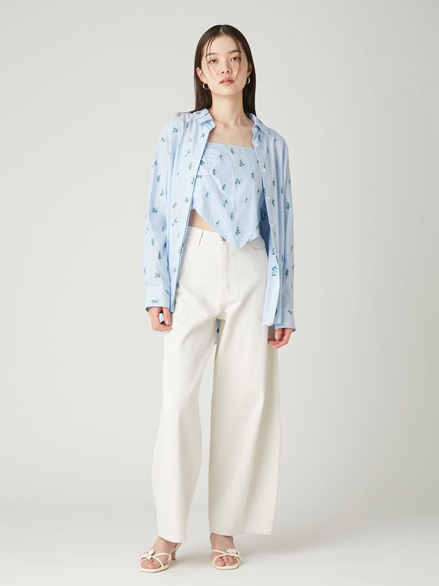 FRAY I.D「【00サイズあり】バレルフォルムデニムパンツ」|デニム|