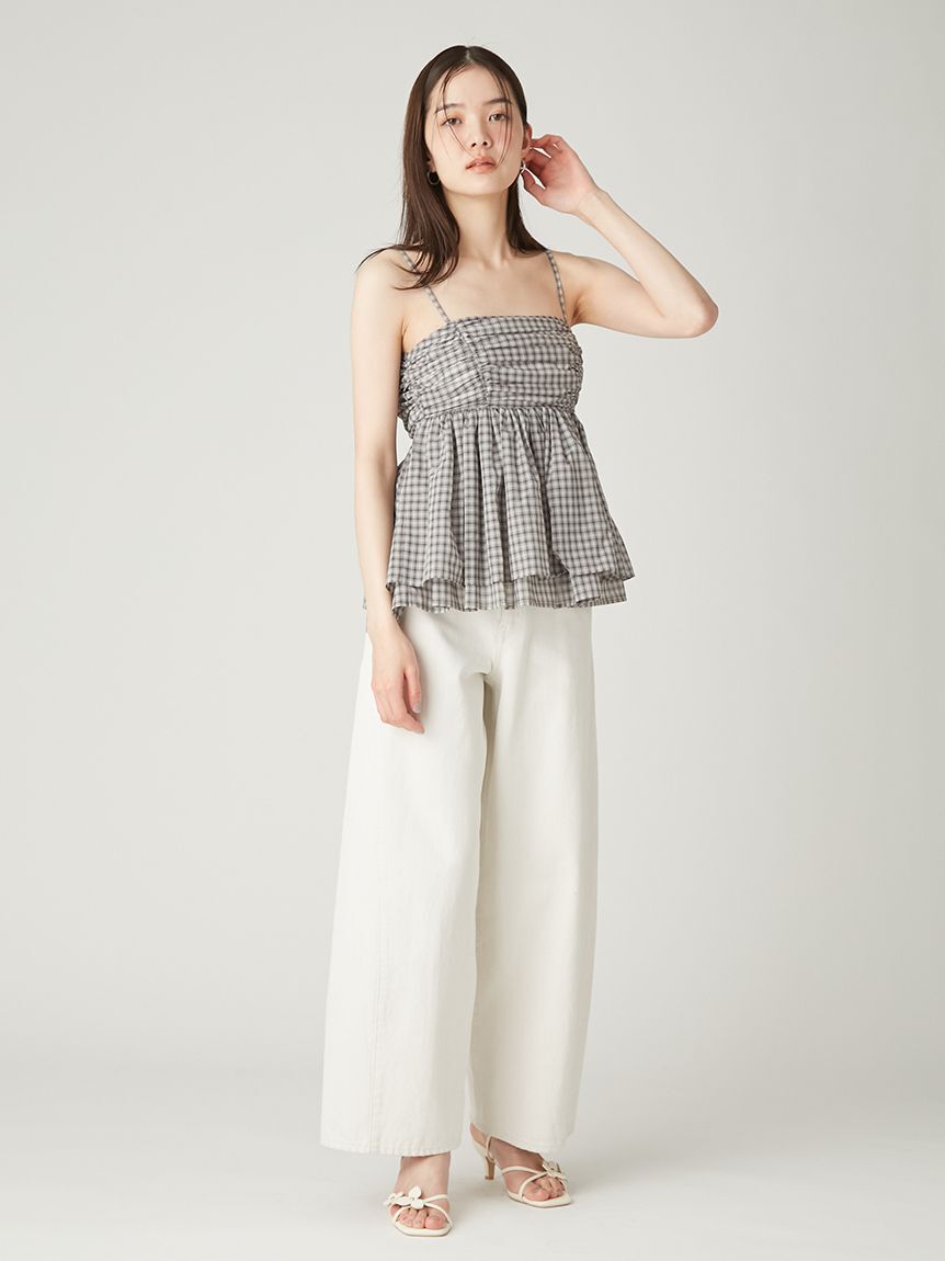 FRAY I.D「【00サイズあり】バレルフォルムデニムパンツ」|デニム|