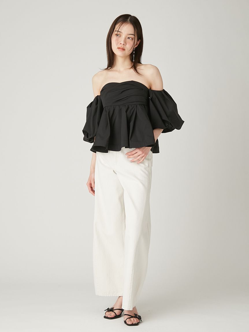 FRAY I.D「【00サイズあり】バレルフォルムデニムパンツ」|デニム|