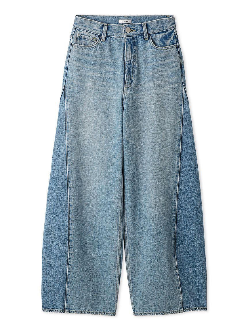 FRAY I.D「【00サイズあり】バレルフォルムデニムパンツ」|デニム|