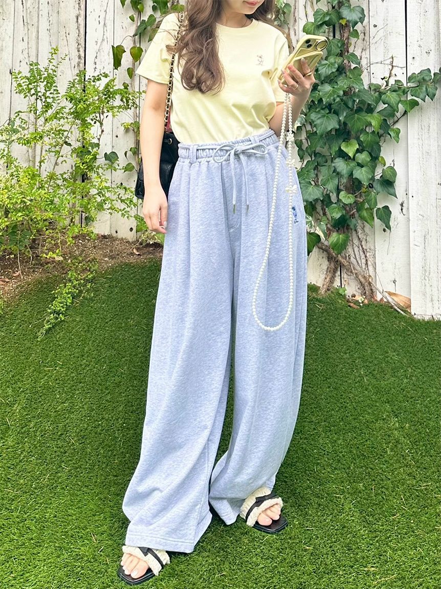 LILY BROWN「【Lily Bear】スウェットパンツ」|チノ|