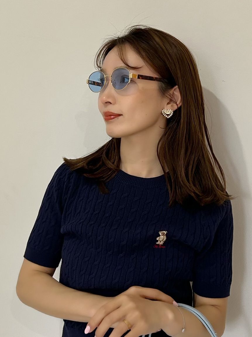 LILY BROWN「オーバルフレームサングラス」|サングラス|BLU