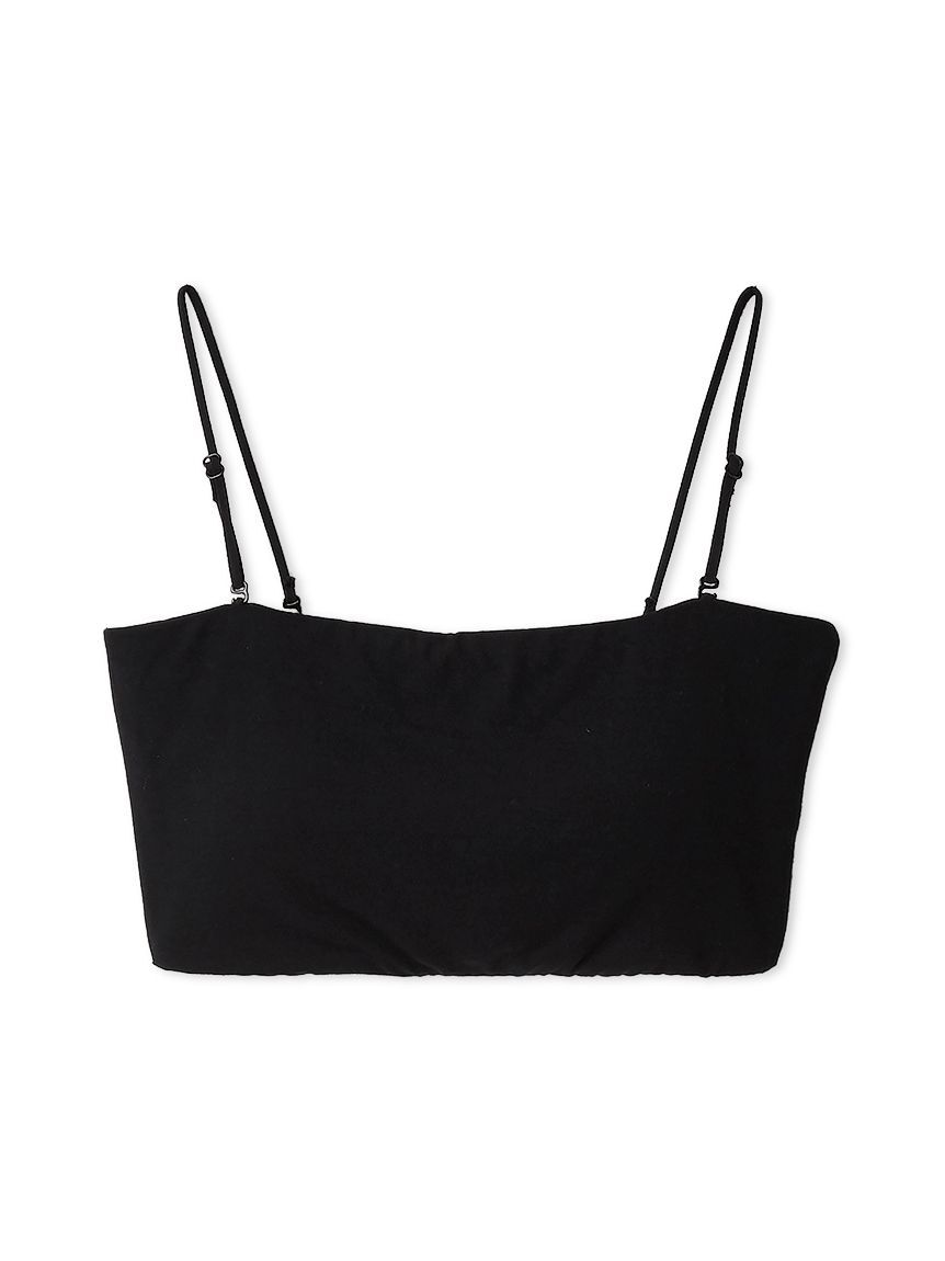 LILY BROWN Lingerie「【LILY BROWN Lingerie】バッククロスバンドゥ」|インナー|BLK