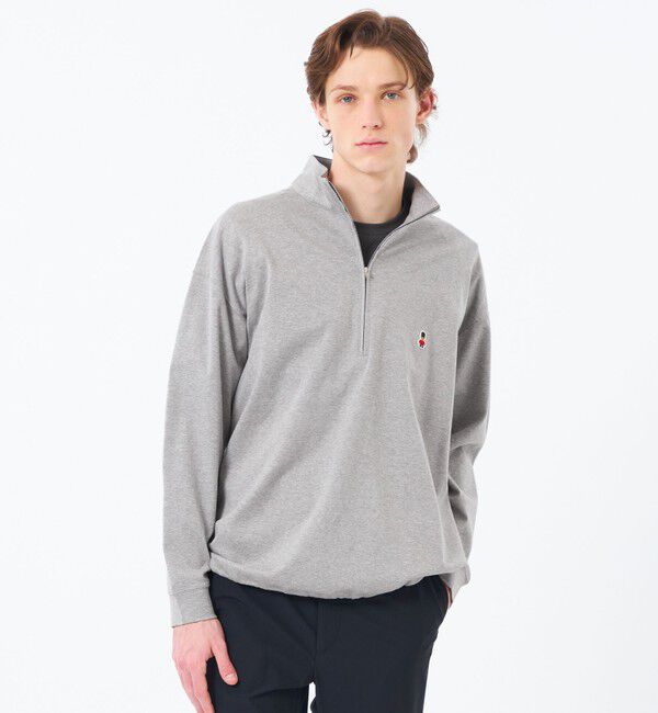 MACKINTOSH PHILOSOPHY「【WEB&一部店舗限定】バッキンガムベア コンパクトスムース ハーフジッププルオーバー」|Tシャツ・カットソー|グレー
