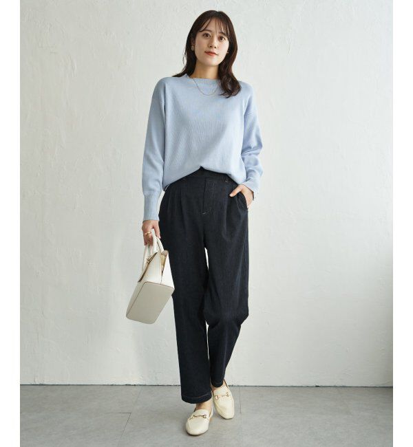 ikka「【雑誌InRed11月号掲載】GOKU楽パンツ テーパード【親子コーデ】」|その他|